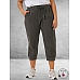 KAFFE CURVE Capri Broek Nana Black Oyster